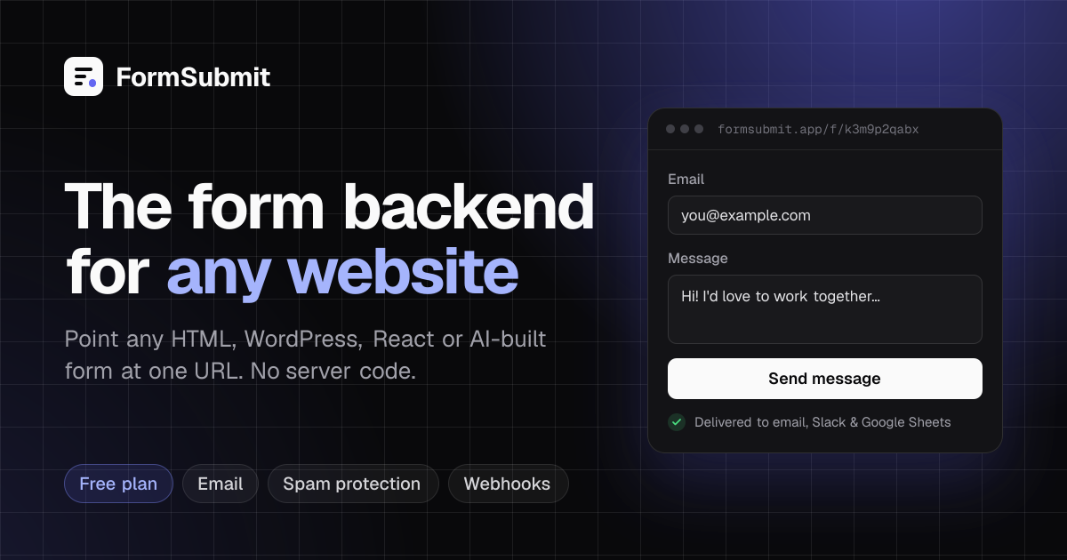 FormSubmit